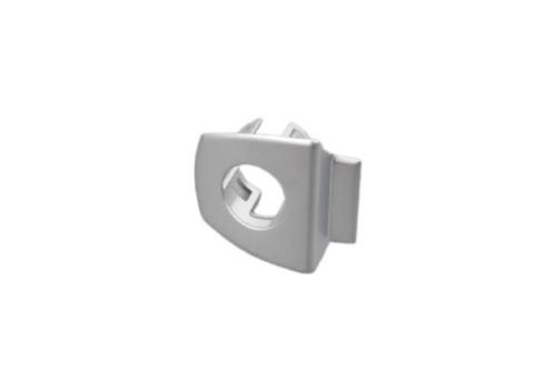 Cover, locking button