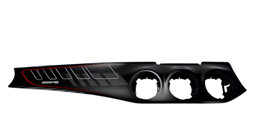 Dash trim black