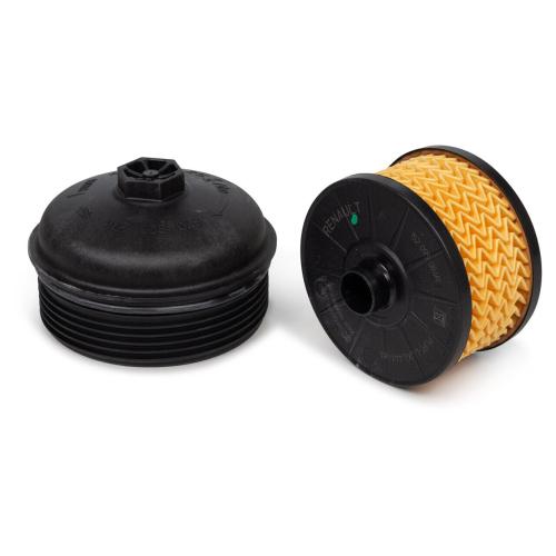 Oil filter cover + oil filter
