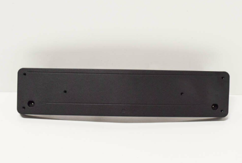 Front bumper plate number holder